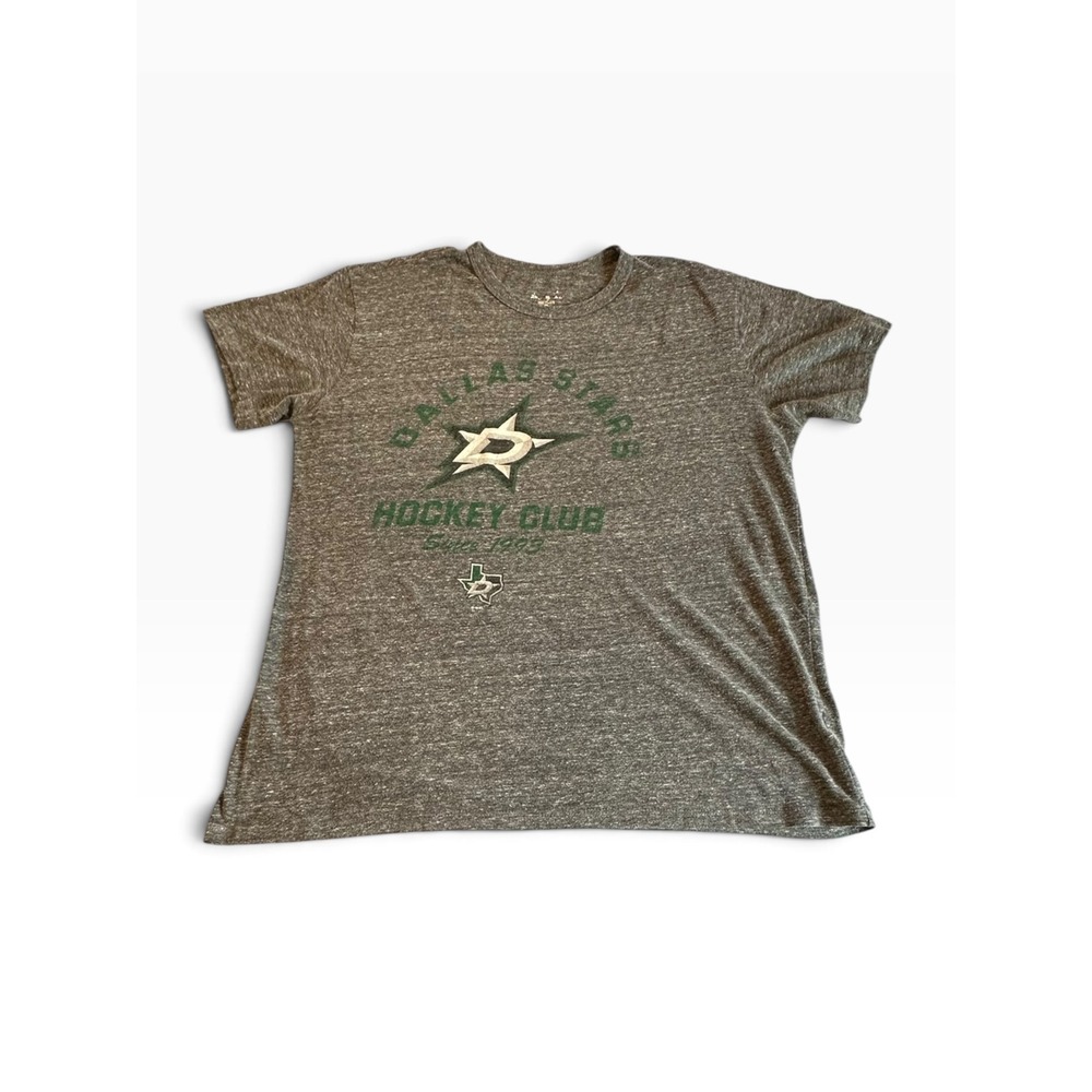 Dallas Stars Hockey Club Shirt XL Gray NHL Graphic Tee